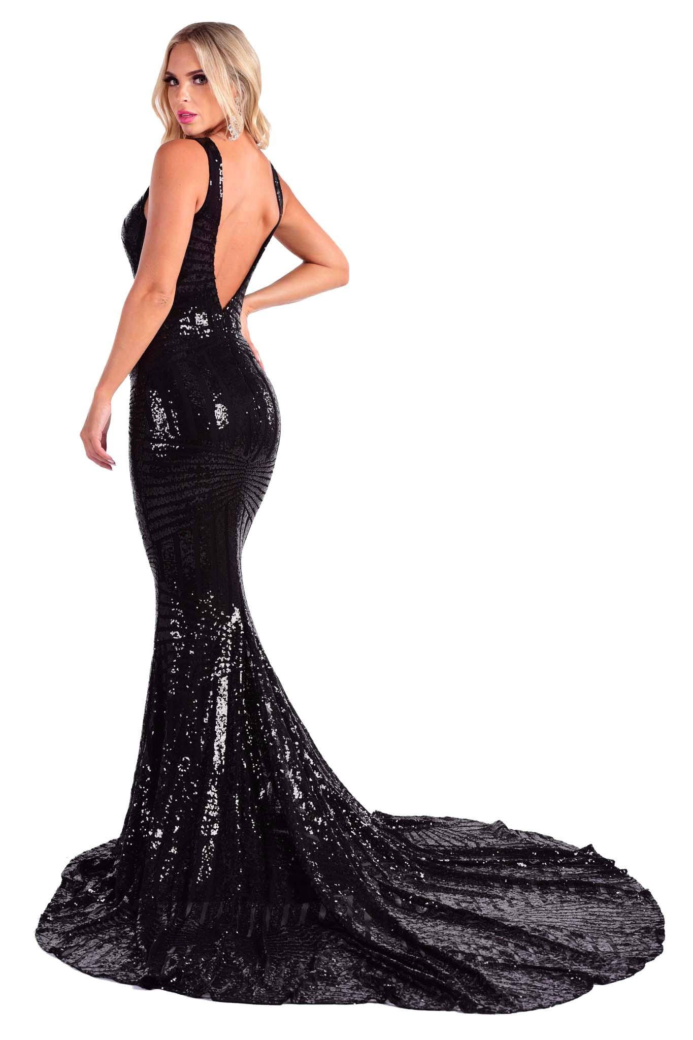 Black Sequin One-Sleeve Short Homecoming Dress – Modsele